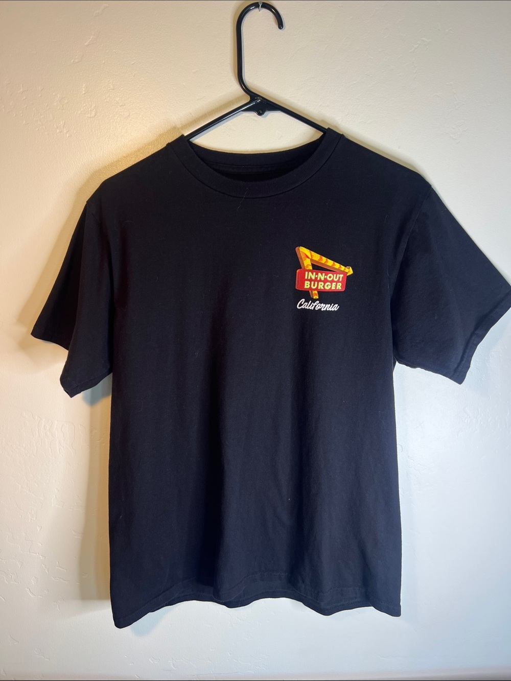 California Logo Black Short Sleeve Tee